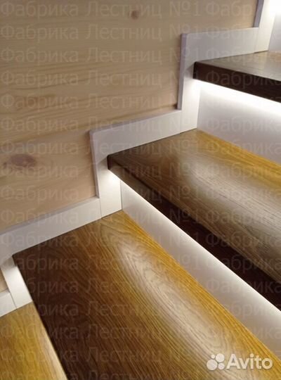 Лестница из массива дерева
