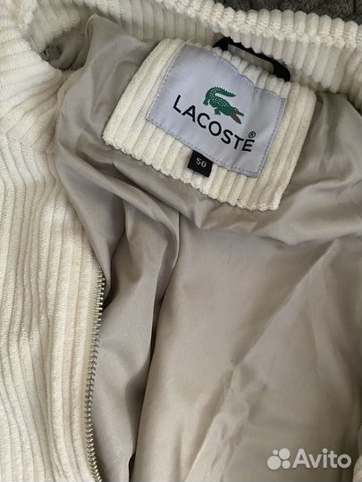 Вельветовая lacoste ветровка