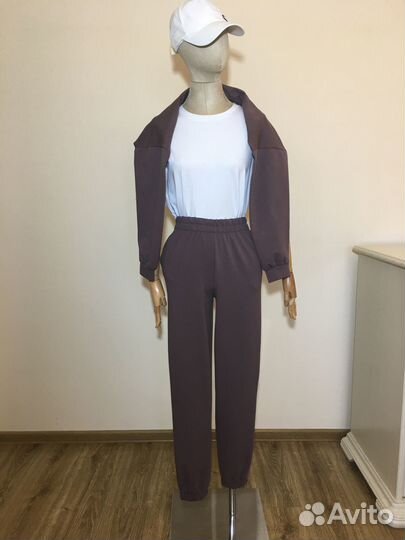 Женский спортивный костюм из футера (S)