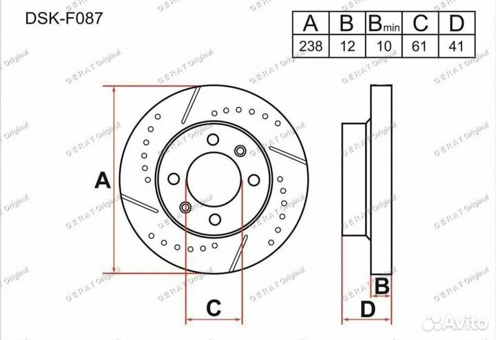 Диски тормозные Renault Megane,Logan, Sandero