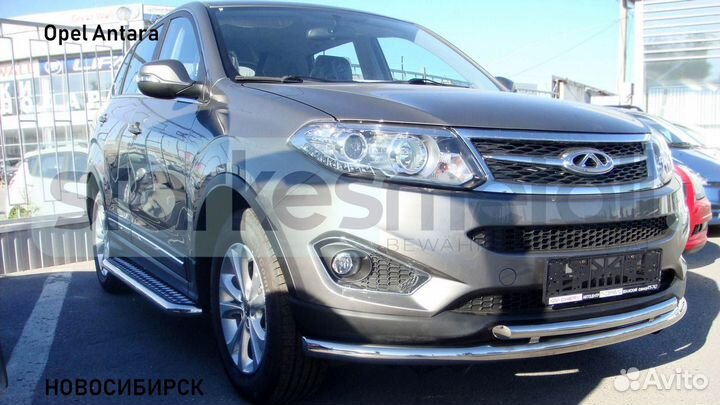 Пороги подножки Opel Antara Classik