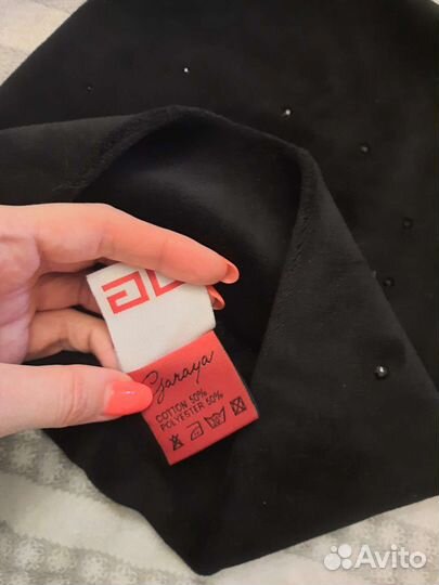 Комплект снуд и шапка Garaya беж и черная