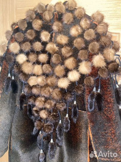 Шикарный воротник норковый