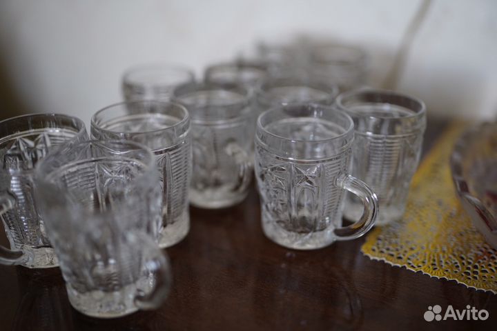 Кружки хрустальные