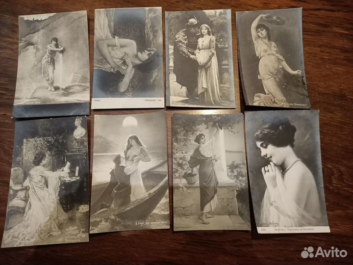 Открытки старинные, почтовые карточки