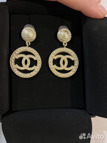 Серьги Chanel