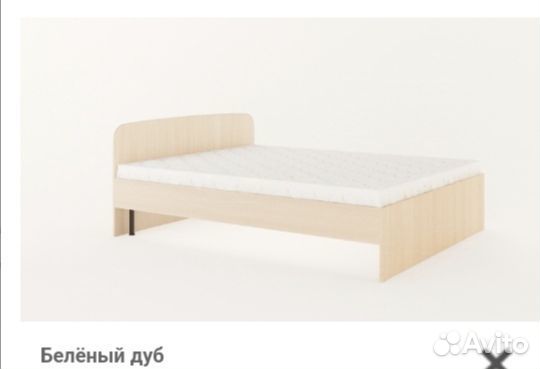 Кровать двухспальная с матрасом бу 140/ 200