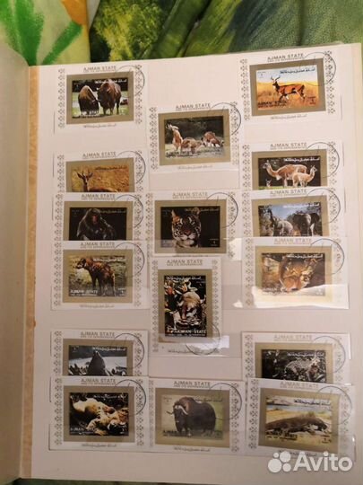 Почтовые марки серии фауна