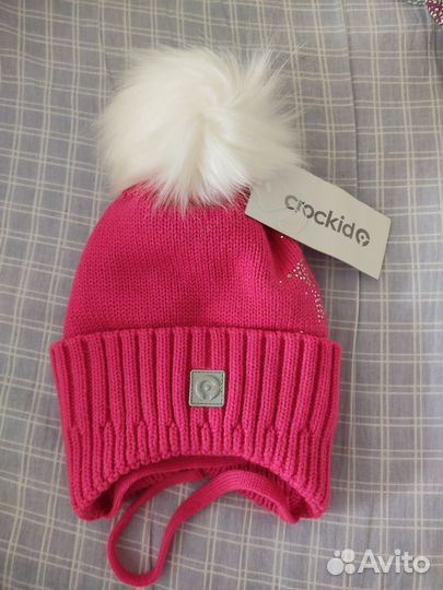 Новая зимняя шапка Crockid, р. 42-44