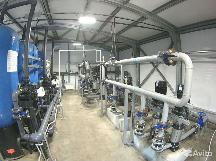 Бытовка из сэндвич панелей для водоподготовки с нд