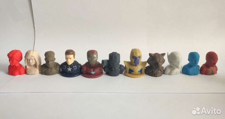 Коллекция фигурок Мстители из Пятерочки 11 шт