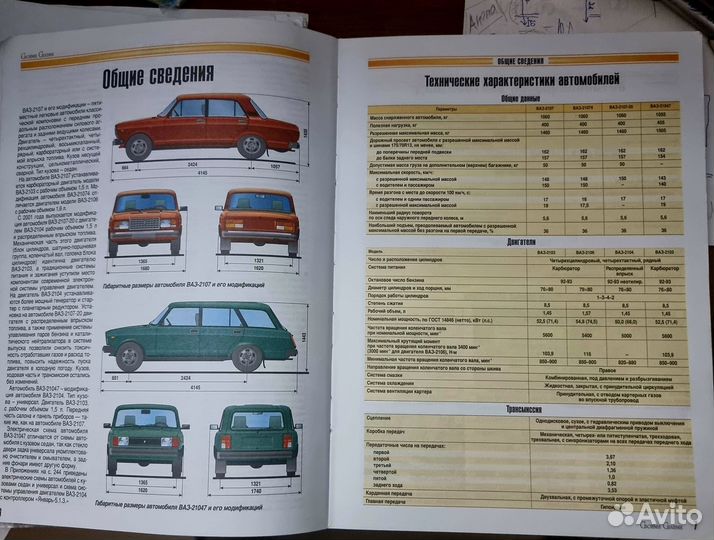 Книга ваз 2107 Запчасти к 2107 и Москвич 412