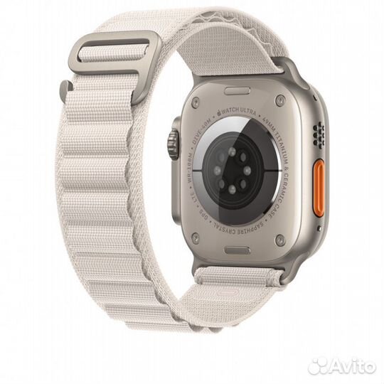 Apple Watch Ultra 49mm Starlight Alpine Loop, S