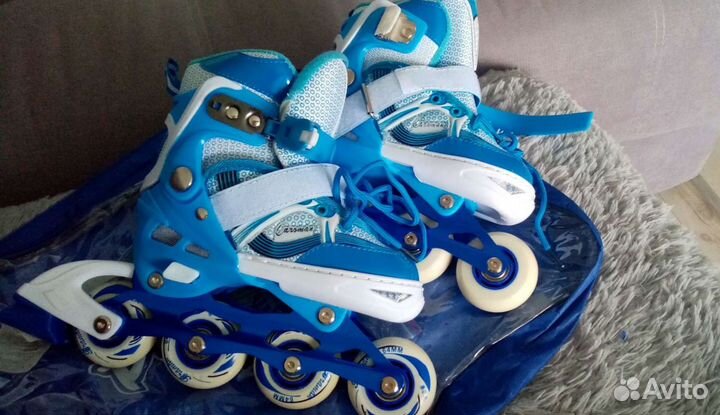 Роликовые коньки детские раздвижные