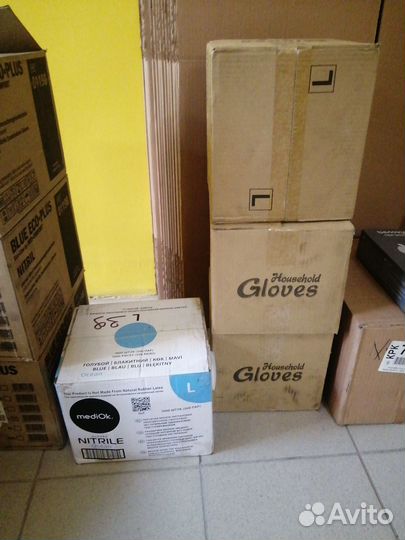 Перчатки медицинские нитриловые