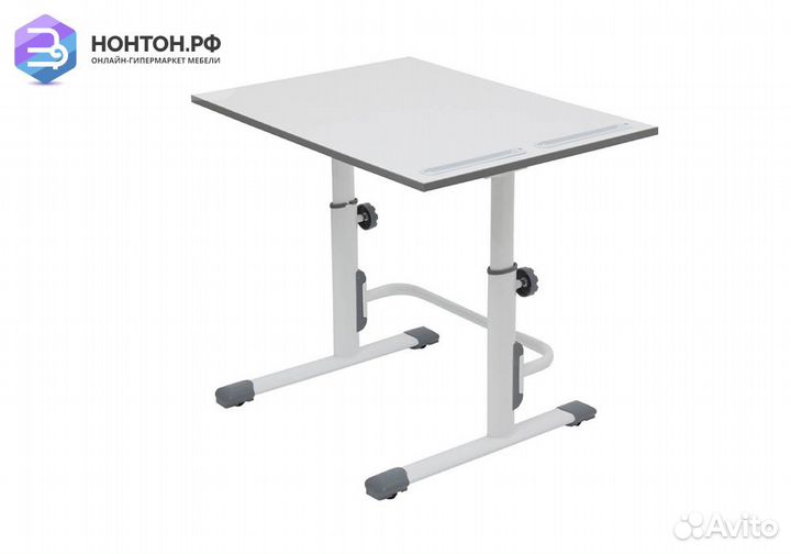 Парта-трансформер Polini kids Simple белый / серый