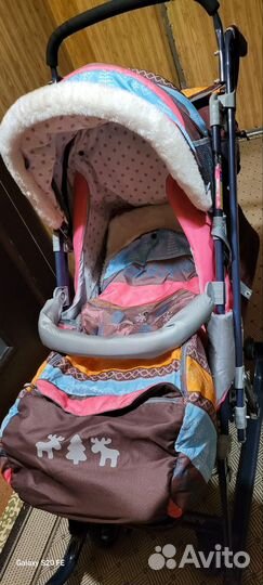 Детские санки коляска Ника 7-3