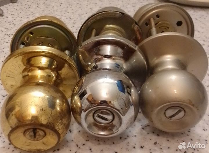 Ручки дверные, мебельные, цепочка. СССР