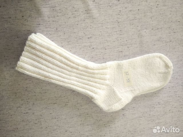 Носки высокие белые