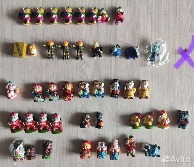 Игрушки из киндер (Kinder), Ландрин и другие