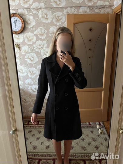 Пальто шерсть кашемир 44