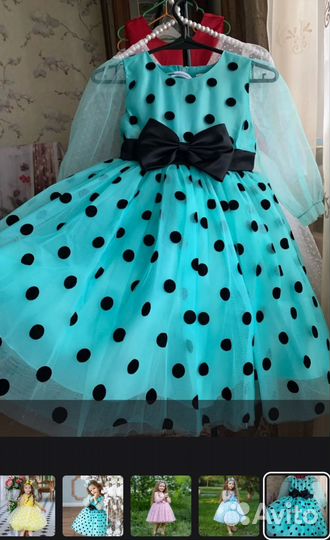 Платье для девочки 122-128