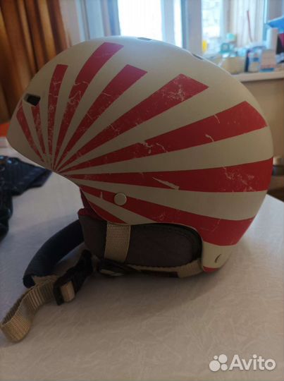 Шлем горнолыжный детский RED