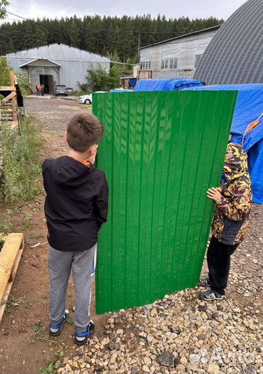 Профнастил пэт не гниет, с завода, пластмас. a-071