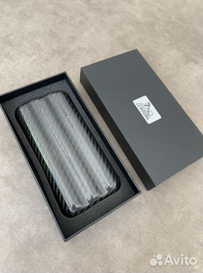 Чехол из карбона на 3 сигары (Италия)