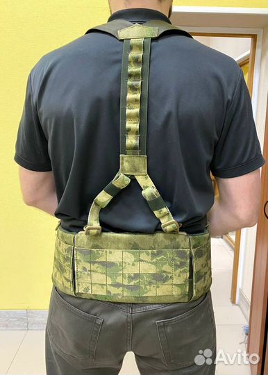 Боевой пояс с баллистической защитой и лямками Бр1