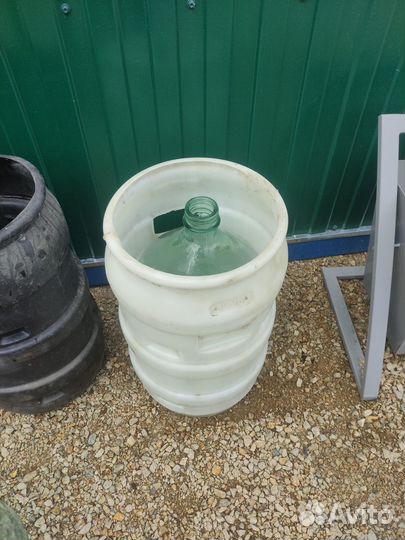 Бутыль с кожухом стекло 20 литров