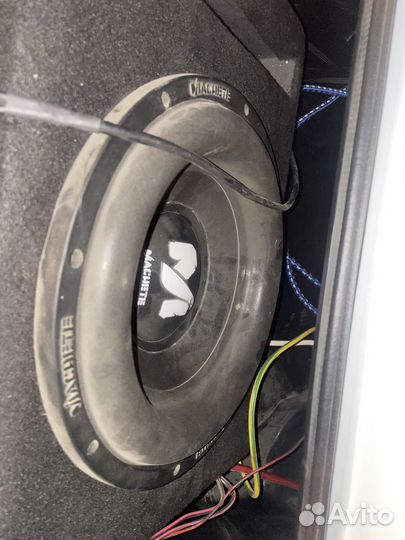 Сабвуфер machete 12 в коробе с моноблоком