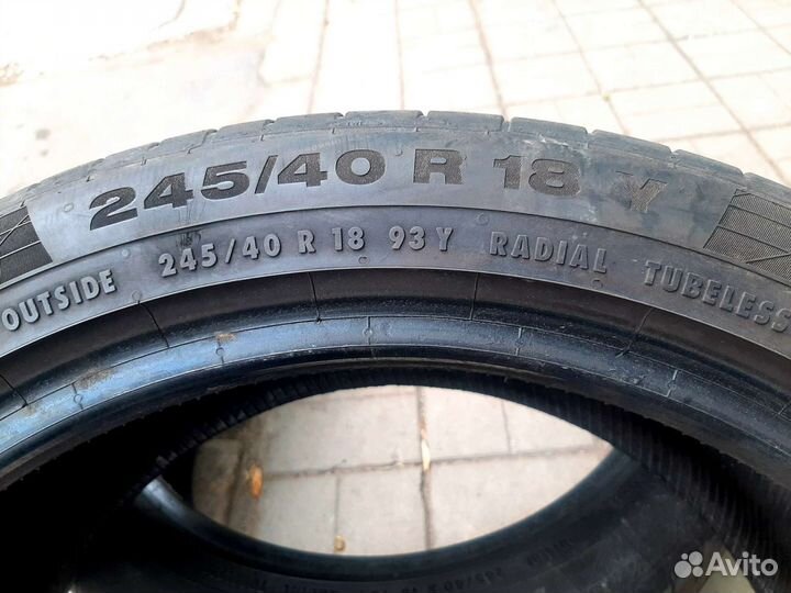 Continental ContiSportContact 5 245/40 R18 93Y