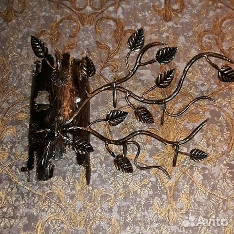 Вешалка кованая