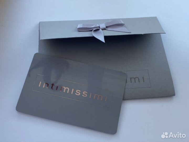 Подарочный сертификат intimissimi