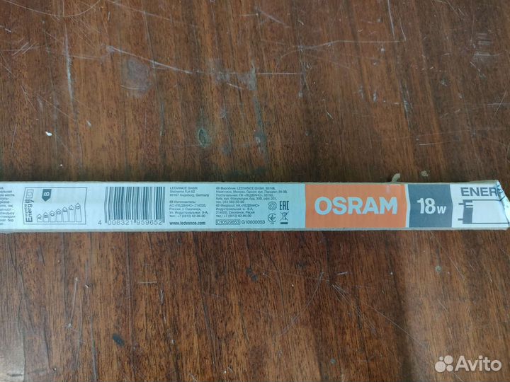 Люминесцентная лампа 18w osram