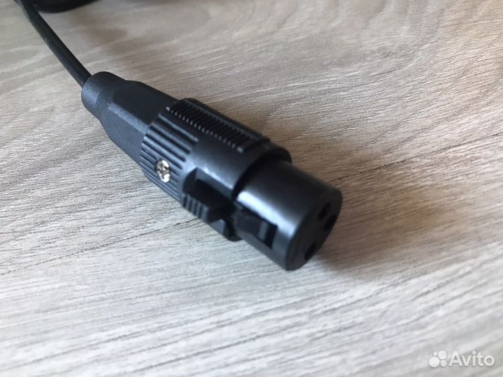 Кабель XLR jack 6.3