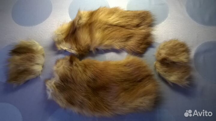 Норка шкурки кусочки