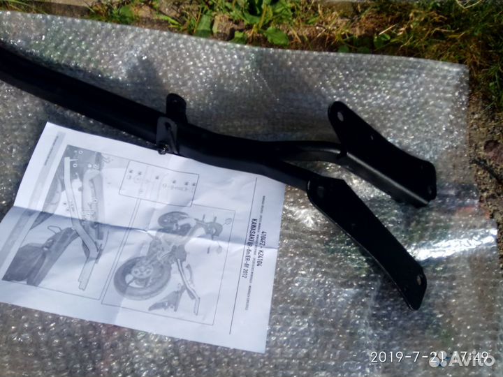 Багажник на Kawasaki ER6