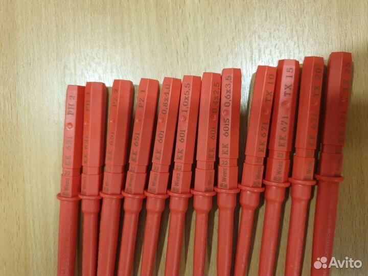 Набор диэлектрический wera Kraftform Kompakt