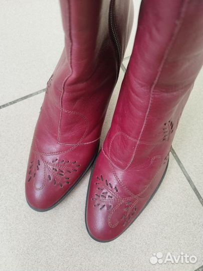 Новые сапоги кожаные AliBi ро 37