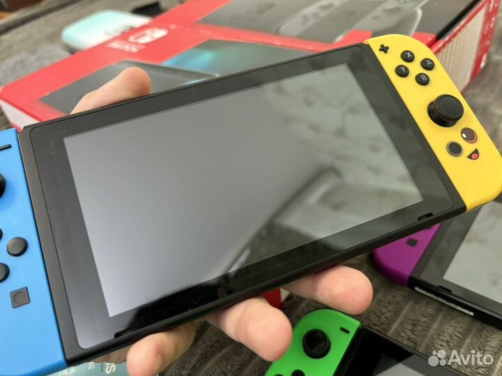 Nintendo switch rev 2, прошита, много игр