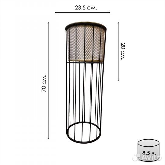Кашпо для цветов и растений, напольное