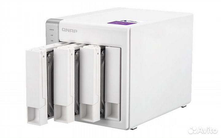 NAS qnap TS-431P (12тб)