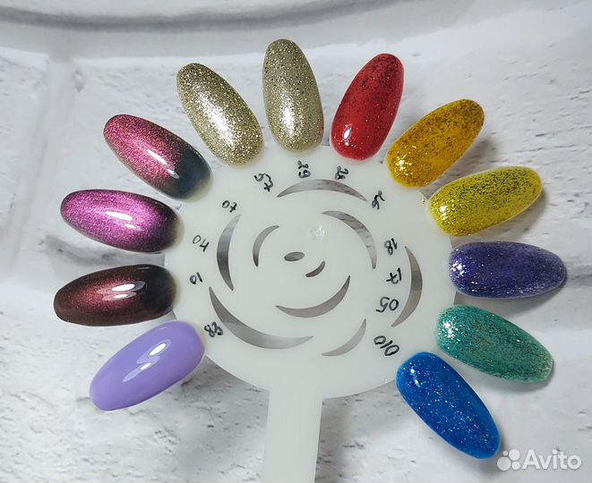 12 гель лаков набором