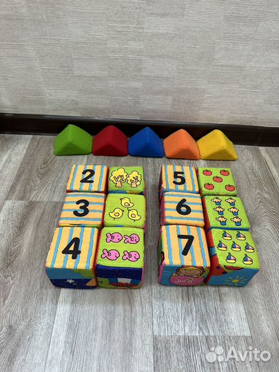 Развивающие мягкие кубики K's Kids 