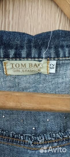 Джинсовая жилетка женская