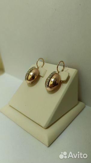 Золотые серьги