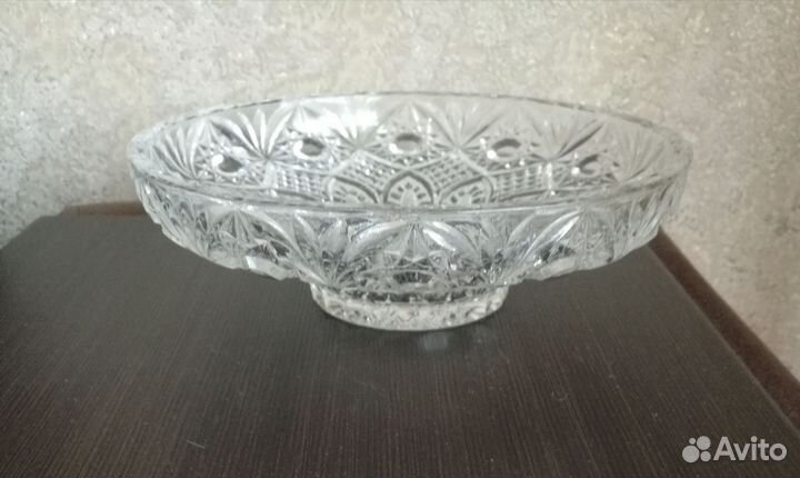 Фужеры Блюдо Графин Ваза Хрусталь