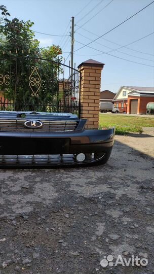 Бампер передний priora 1